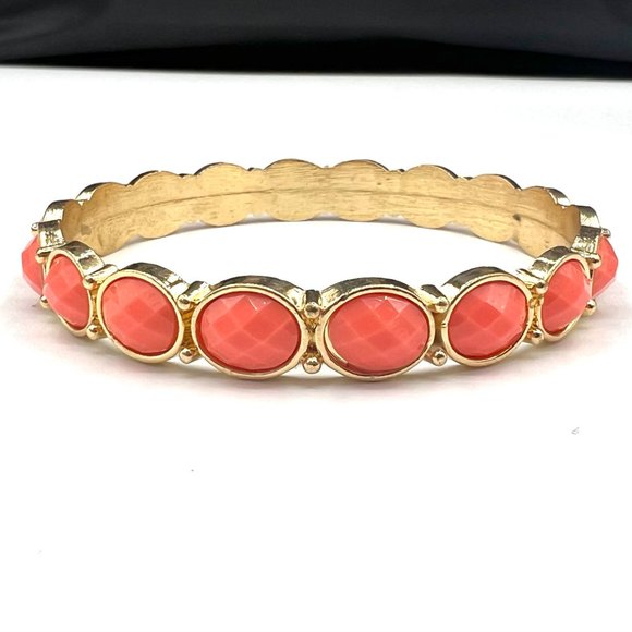 Peach Bangle Bracelet - Picture 2 of 3